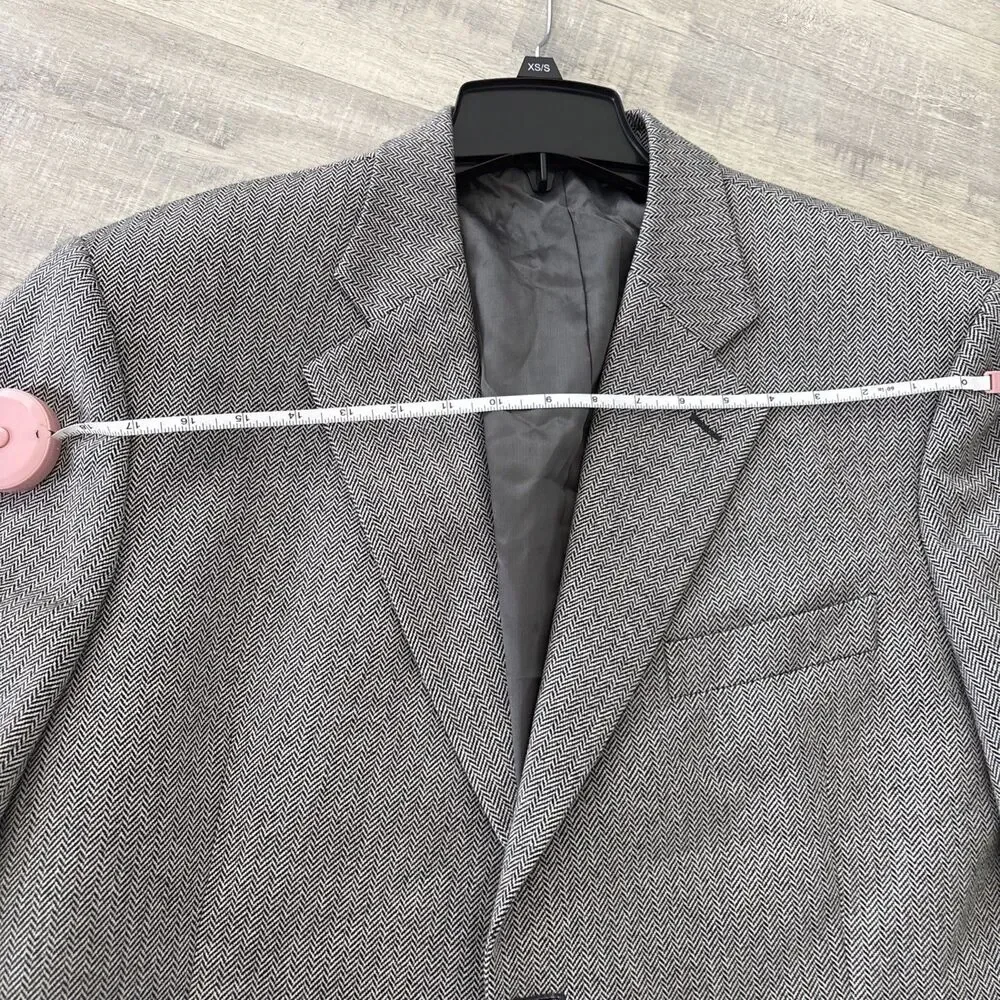 Cavellli Black & White High Quality Suit Jacket Single Breasted Made in Italy